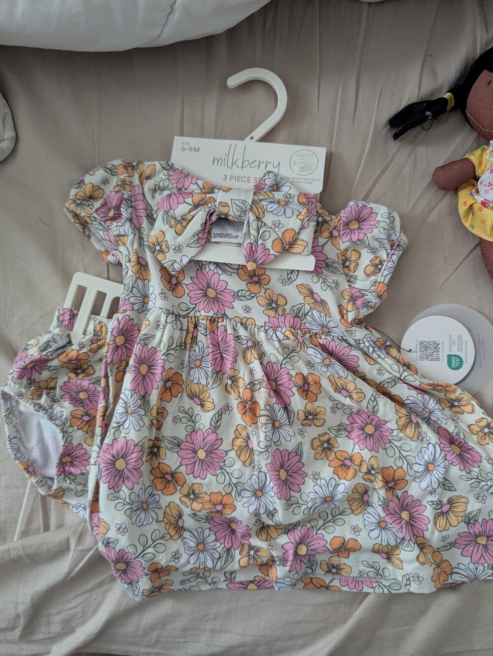 NWT Milkberry 3-Piece Bamboo Rayon Dress Set